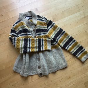 Wool sweater handmade great color